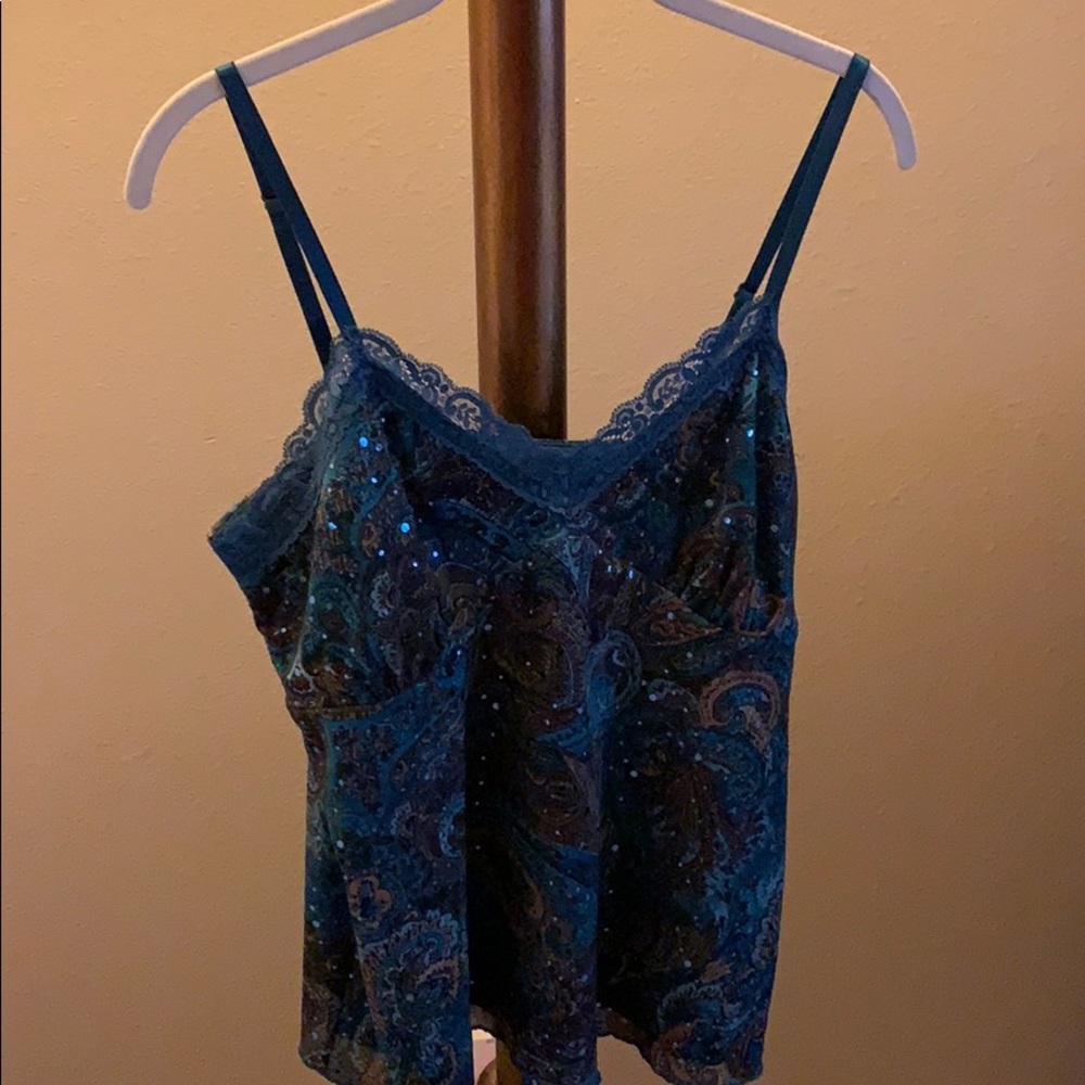 Multicolored dressy tank